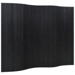 Vidaxl Room Divider Black 165X250 Cm Bamboo - thumbnail 2