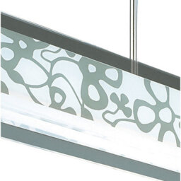 Luminosa Lighting Luminosa Euphoria Semi Flush 2 Light T5, Polished Chrome, Opal White Glass, Not Led, Cfl Compatible - thumbnail 7
