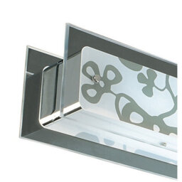 Luminosa Lighting Luminosa Euphoria Semi Flush 2 Light T5, Polished Chrome, Opal White Glass, Not Led, Cfl Compatible - thumbnail 6