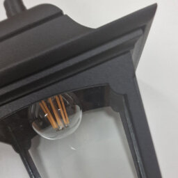 Luminosa Lighting Elstead Chapel Outdoor Pendant Ceiling Light, Black Ip44 - thumbnail 5