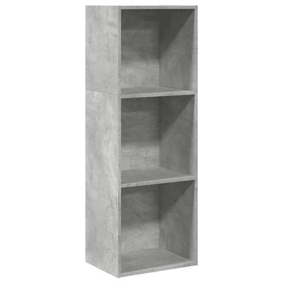 Berkfield Versatile Bookcase Concrete Grey 40X30X114 Cm Engineered Wood - image 1