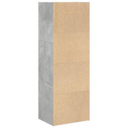 Berkfield Versatile Bookcase Concrete Grey 40X30X114 Cm Engineered Wood - thumbnail 6