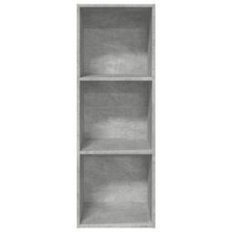 Berkfield Versatile Bookcase Concrete Grey 40X30X114 Cm Engineered Wood - thumbnail 4