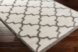 Livabliss Cloudy Shaggy-Modern Ivory Grey Soft Plush Pile Living Bedroom Rug 160 X 213 Cm Easy Care, Non Shedding - thumbnail 6