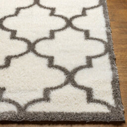 Livabliss Cloudy Shaggy-Modern Ivory Grey Soft Plush Pile Living Bedroom Rug 160 X 213 Cm Easy Care, Non Shedding - thumbnail 5