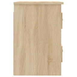 Berkfield Wall-Mounted Bedside Cabinet Sonoma Oak 41.5X36X53Cm - thumbnail 8