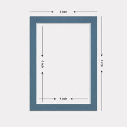 Ak Frames 7X5 Pompadour Picture Mounts To Fit 6X4 Aperture Size - Mount Board Only (No Frame Included) - thumbnail 3