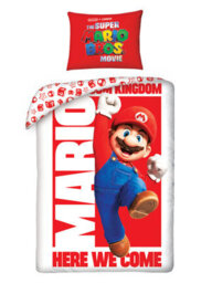 Nintendo Super Mario Bros Movie Here We Come Single Duvet Cover Set - thumbnail 2