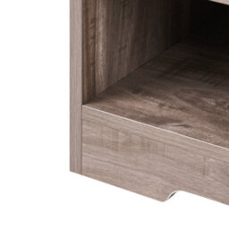 Wyld And Coco Dark Brown Wall-Mount Shoe Cabinet With Coat Rack - 10 Cubbies, 5 Hooks, Space-Saving Hallway Storage - thumbnail 8