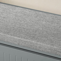 Sobuy Fsr98-L-Hg,shoe Bench With 1 Door Functional,grey,w62.6Xd30Xh70 - thumbnail 4