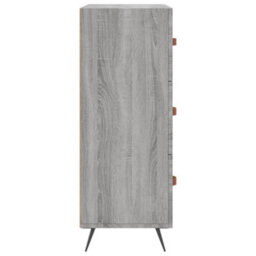 Berkfield Chest Of Drawers Grey Sonoma 69.5X34X90 Cm Engineered Wood - thumbnail 7