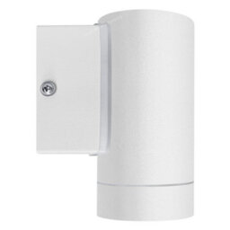 Long Life Lamps Company Matt White Single Stainless Steel Outdoor Wall Light Zlc053W - thumbnail 4