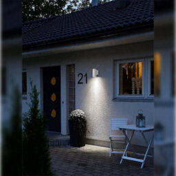 Long Life Lamps Company Matt White Single Stainless Steel Outdoor Wall Light Zlc053W - thumbnail 9