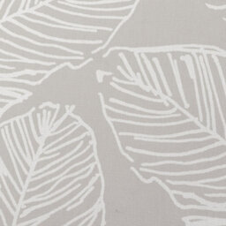 Fusion Matteo Natural Hand Drawn Leaf Print 100% Cotton Filled Cushion - thumbnail 3