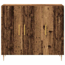 Berkfield Sideboard In Old Wood, 90X34X80 Cm, Made Of Engineered Wood - thumbnail 6