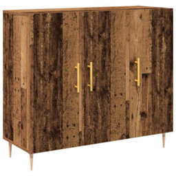 Berkfield Sideboard In Old Wood, 90X34X80 Cm, Made Of Engineered Wood - thumbnail 2