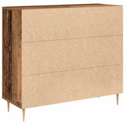 Berkfield Sideboard In Old Wood, 90X34X80 Cm, Made Of Engineered Wood - thumbnail 5