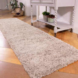 Loomed Beige Thick Soft Shaggy Area Rug 200X290Cm - thumbnail 7