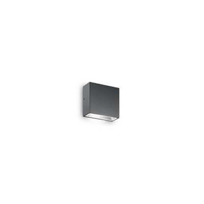 Ideal Lux Down 1 Light Outdoor Wall Light Anthracite Ip44, G9