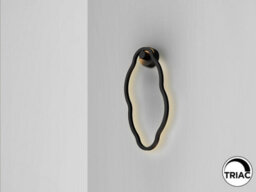Luminosa Lighting Luminosa Tono Integrated Led Wall Lamp Black 3000K - Uk Stock - thumbnail 3