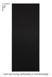 "Mirroroutlet - The Genestra - Black Modern Window Garden Wall Mirror 79"" X 31"" (200 X 80 Cm)" - thumbnail 5