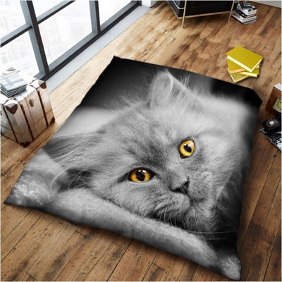 Gc Gaveno Cavailia 3D Wild Cat 200X240 Cm Cosy Fleece Bed Throw, Extra Large Throw Blanket For Bed - image 1