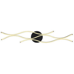 Luminosa Lighting Luminosa Geronimo Integrated Led Semi Flush Ceiling Light Matt Black 3X Led 3000K - thumbnail 4