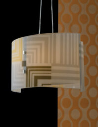 Luminosa Lighting Luminosa Seventy 2 Light Pendant Ceiling Light White 45X33Cm - thumbnail 2