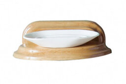 Orsina Oak Wood Natural Soap Dish