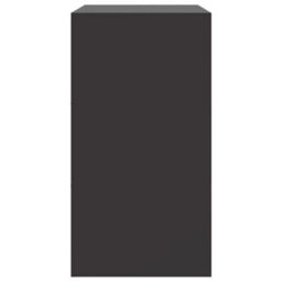 Berkfield Sideboard Black 67X39X73 Cm Steel - thumbnail 8