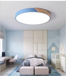 Pheashine Blue Acrylic Ceiling Lamp 24W 6500K White Light Industrial Design 220V - thumbnail 2