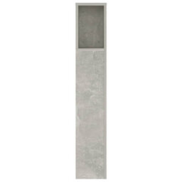 Vidaxl Headboard Cabinet Concrete Grey 140X18.5X104.5 Cm Headboard Cabinets - thumbnail 4