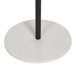 Beliani Black Marble Base Coat Stand Freestanding Industrial Jacket Rack For Hallways And Bedrooms - thumbnail 6