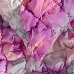 Ohs Filled Seersucker Duvet Cover With Pillowcase Bedding Set, Tie Dye - Double - thumbnail 4