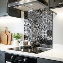 DIY Splashbacks Moroccan Tiles Antique Mirror Splashback 90Cm X 75Cm (Toughened Glass) - thumbnail 3