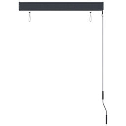 Berkfield Outdoor Roller Blind 100X250 Cm White And Orange - thumbnail 5