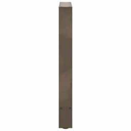 Berkfield Dining Table Legs Natural Steel 2 Pcs 50X(72-73) Cm Steel - thumbnail 6