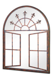 Mirroroutlet Metal Arch Shaped Decorative Church Effect Garden Mirror 89Cm X 69Cm - thumbnail 3