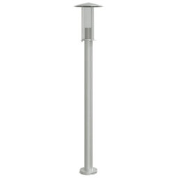 Outdoor Floor Lamp Silver 100 Cm Stainless Steel - thumbnail 5