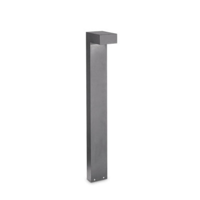 Ideal Lux Sirio Outdoor Bollard Lamp 2 Lights Grey Ip44, G9
