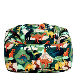 icon Kids Dinosaur Bean Bag Chair Green Childrens Bean Bags - thumbnail 7