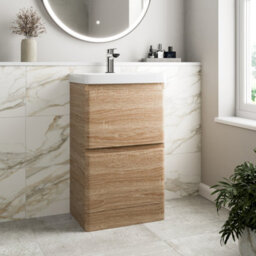 Aveli Floor Standing Bathroom Vanity Unit & Basin Sink Storage Furniture Cabinet 500mm