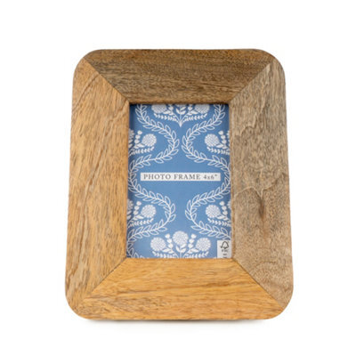 Candlelight Brown Mango Wood Single Photo Frame (H)24.5Cm X (W)19.3Cm - image 1
