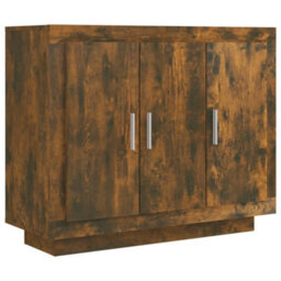 Vidaxl Sideboard Smoked Oak 92X35X75 Cm Engineered Wood - thumbnail 2
