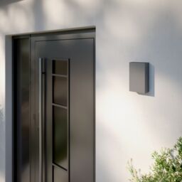 GoodHome Salesian Adjustable Matt Dark Grey Mains-Powered (Wired) Integrated Led Outdoor Double Wall Light 1500Lm - thumbnail 6