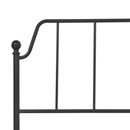 Beliani Bed Metal Mauressac 180 X 200 Cm (Eu Super King) Black - thumbnail 7