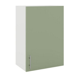 Jd Greta Kitchen Wall Unit 500mm Storage Cabinet With Doors And Shelf 50Cm - Sage Green Matt