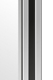 Mirroroutlet Dalton Black Triple Bevel Free Standing Cheval Dress Mirror 5Ft7 X 1Ft11, 170Cm X 58Cm - thumbnail 5