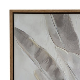 Folira Hand Painted Canvas In Frame - Artistic Wall Decor - thumbnail 2