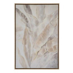 Folira Hand Painted Canvas In Frame - Artistic Wall Decor